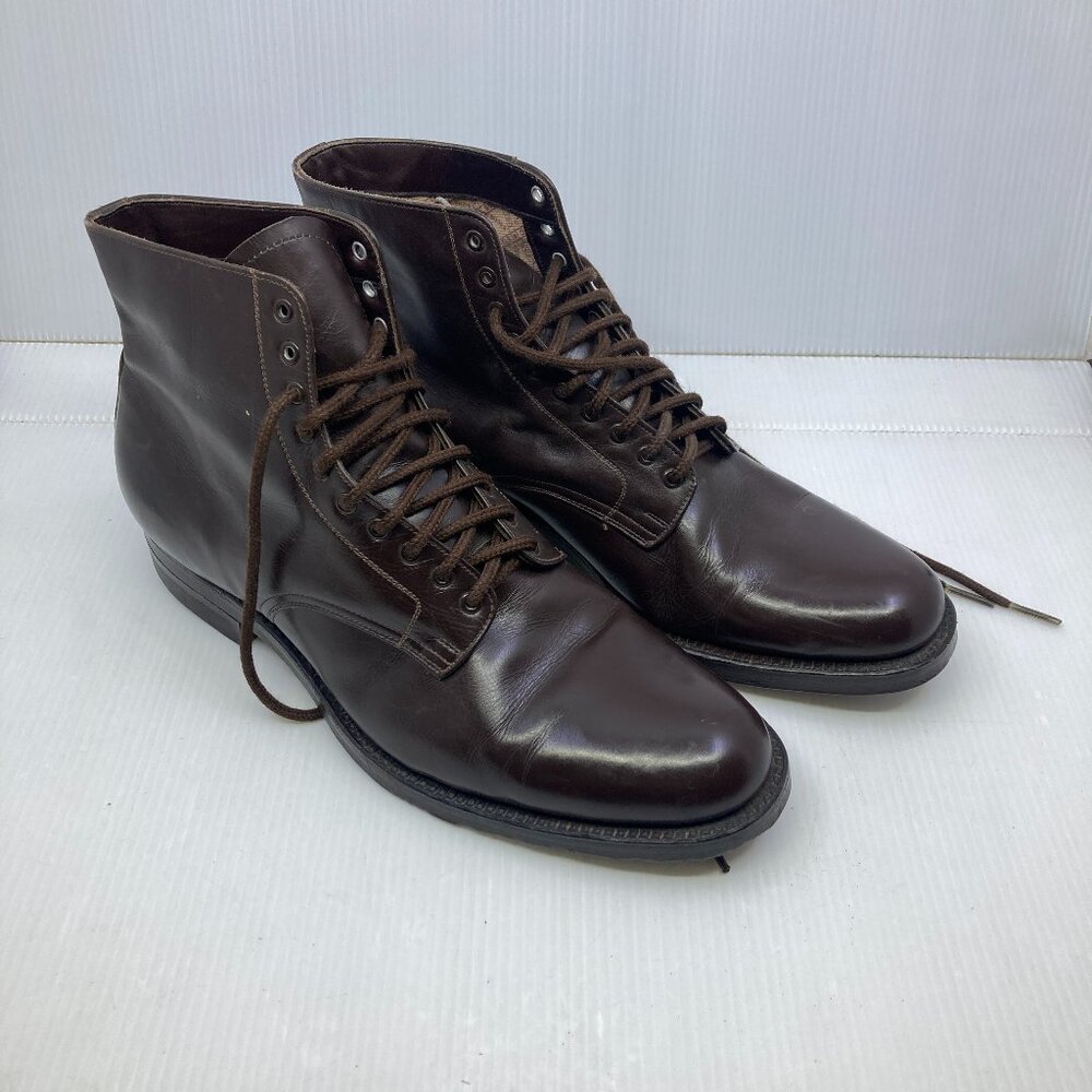 Vtg '50 THE SLATER SHOE rockabilly hipster retro leather mens ankle boots sz 8